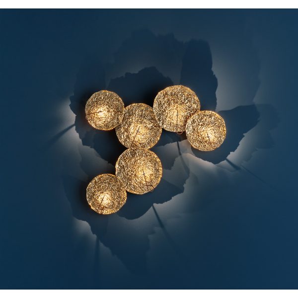 Gold Moon W lampada da parete o soffitto