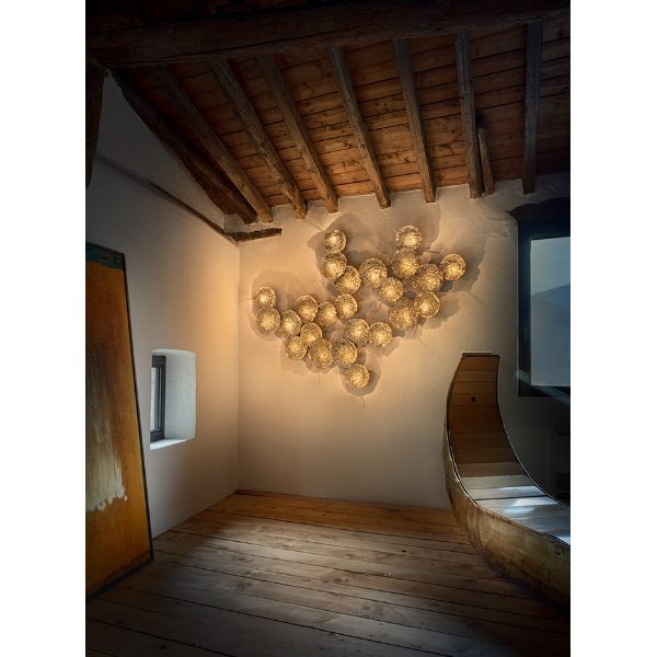 Gold Moon W lampada da parete o soffitto
