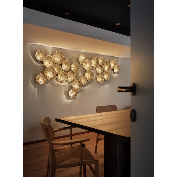 Gold Moon W lampada da parete o soffitto