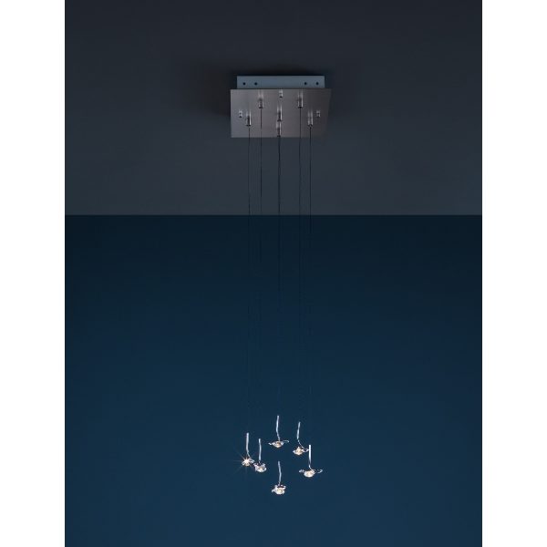 Jackie O Chandelier 6 9 12 lampada a sospensione