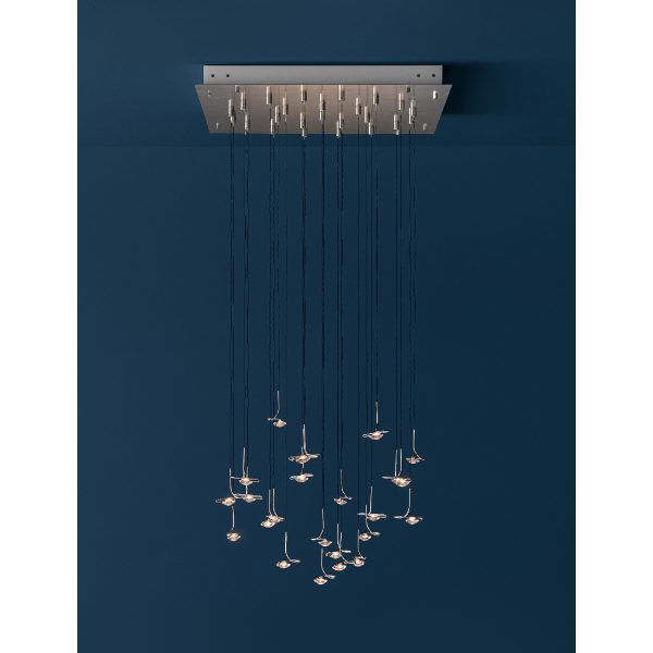 Jackie O Chandelier 15 20 24 lampada a sospensione