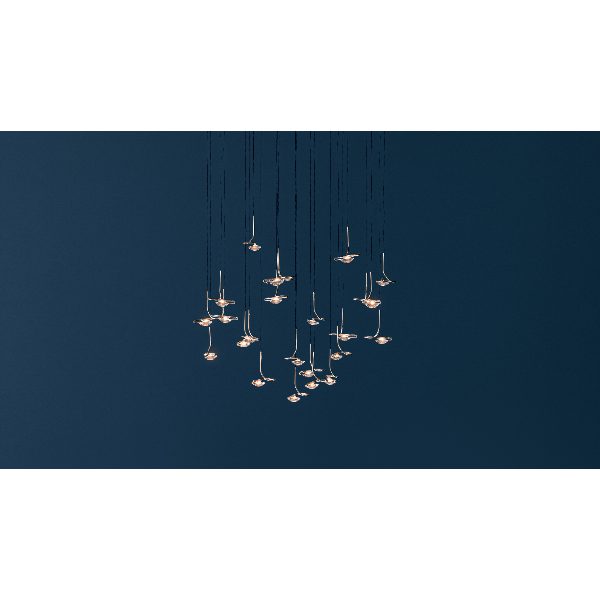 Jackie O Chandelier 15 20 24 lampada a sospensione