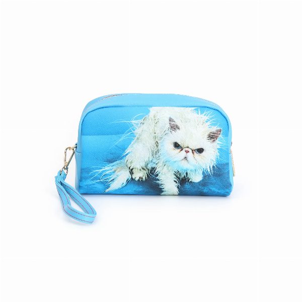 Toiletpaper Pets Beauty case Angry Cat