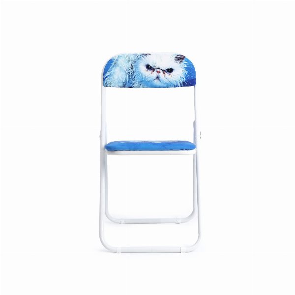 Toiletpaper Pets Folding Chair Angry Cat