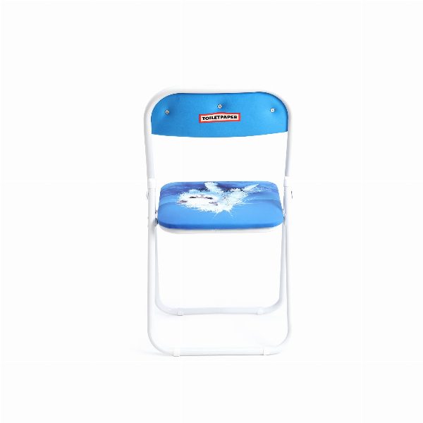Toiletpaper Pets Folding Chair Angry Cat