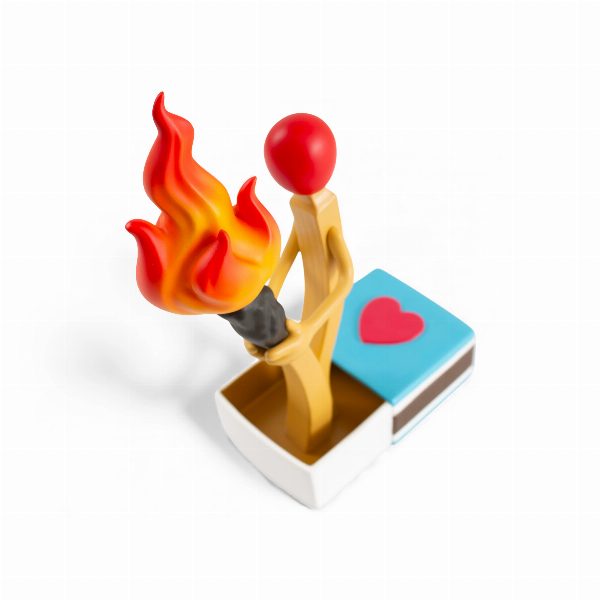 Statuetta Burning Love