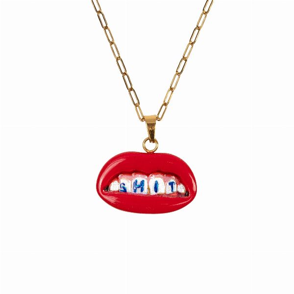 Collana Shit con ciondolo Toiletpaper Jewels
