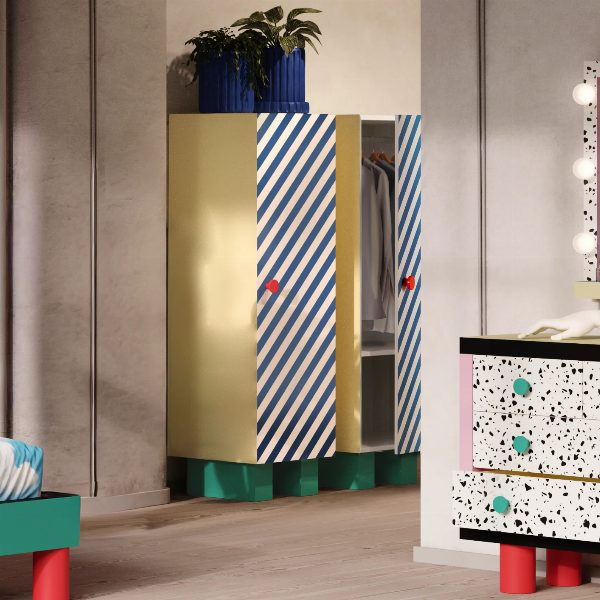 Armadio Supercloset Blue Stripes Superfurniture