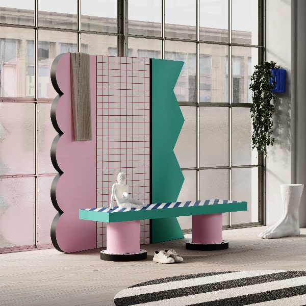 Paravento Superscreen Red Grid Superfurniture