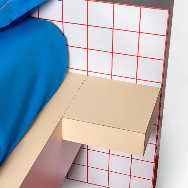 Letto Superbed Red Grid Superfurniture