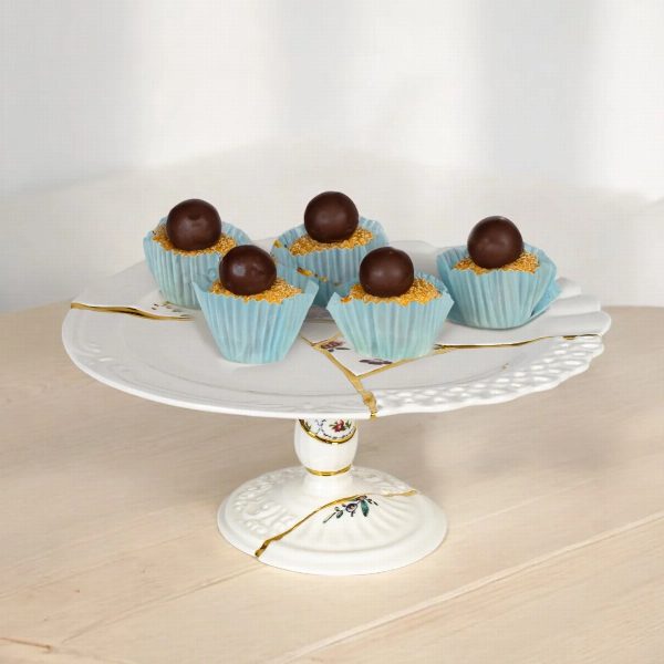 Alzata per dolci Kintsugi