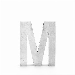 Lettera decorativa Metalvetica