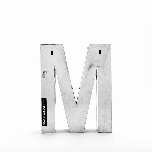Lettera decorativa Metalvetica