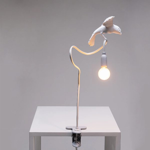 Lampada Sparrow con morsetto