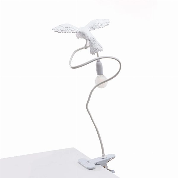 Lampada Sparrow con morsetto