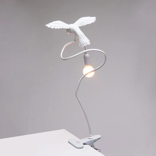 Lampada Sparrow con morsetto