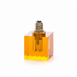 Lampada Crystaled Square Ambra