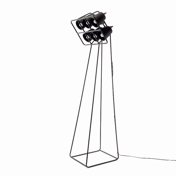Lampada da terra Multilamp Floor Nera