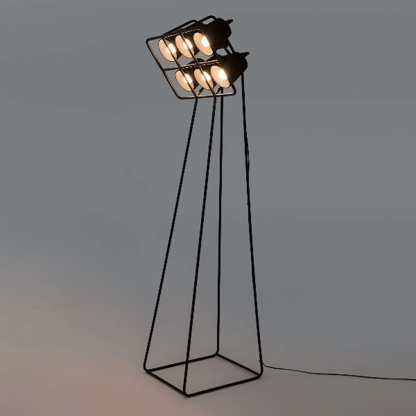 Lampada da terra Multilamp Floor Nera