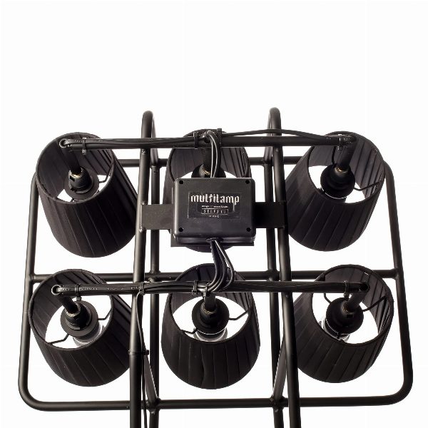 Lampada da terra Multilamp Floor Nera