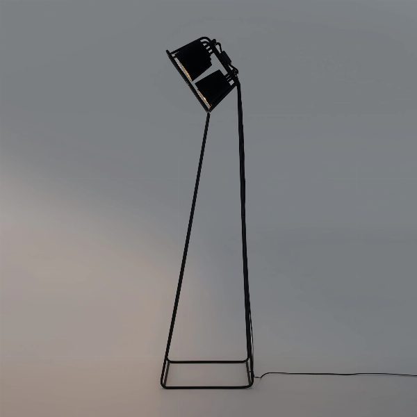 Lampada da terra Multilamp Floor Nera