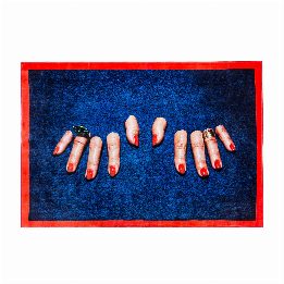 Tappeto Rettangolare Fingers Toiletpaper
