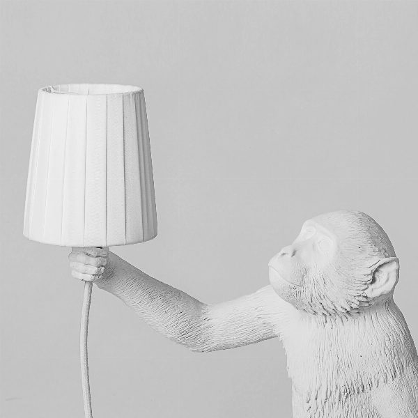 Monkey Paralume Bianco