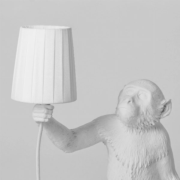 Monkey Paralume Bianco