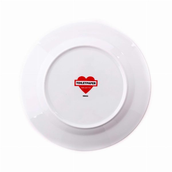 Piatto in Porcelana Toiletpaper