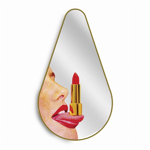 Specchio Gold Frame Pear Toiletpaper