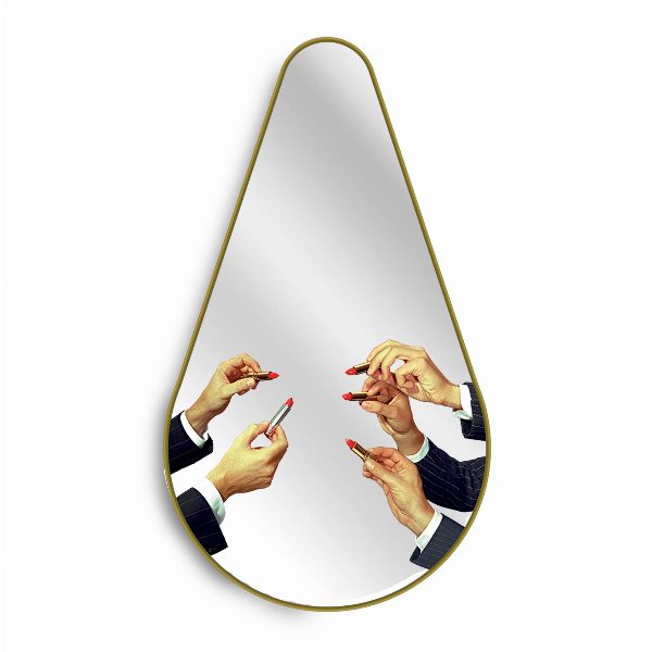 Specchio Gold Frame Pear Toiletpaper