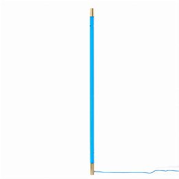 Lampada da terra Linea Golden End Blu