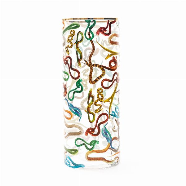 Vaso Cilindrico in Vetro Toiletpaper