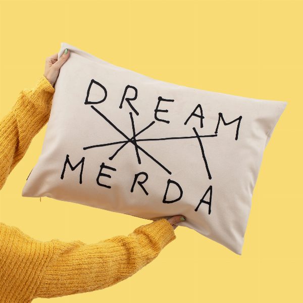 Cuscino Dream Merda Milano Limona