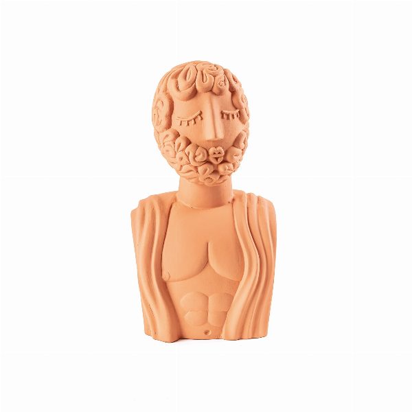 Magna Graecia Busto in Terracotta Man