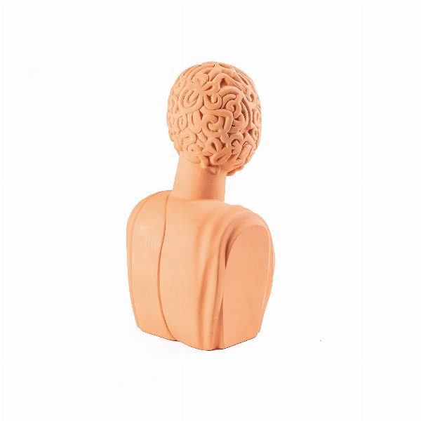 Magna Graecia Busto in Terracotta Man