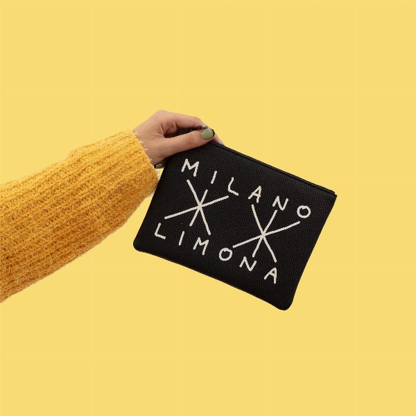 Pochette Milano limona Nero
