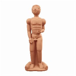 Magna Graecia Statua in Terracotta Bronzo