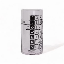 Vaso in vetro Tiles & Tales Flowers