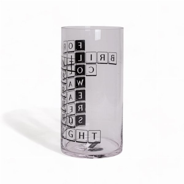 Vaso in vetro Tiles & Tales Flowers