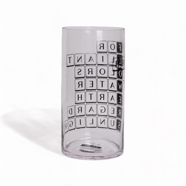 Vaso in vetro Tiles & Tales Flowers