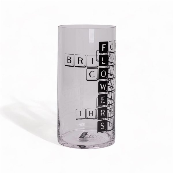 Vaso in vetro Tiles & Tales Flowers