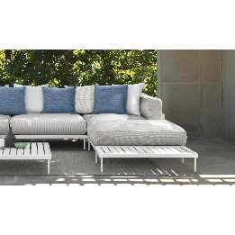 CleoSoft Alu Pouf Living