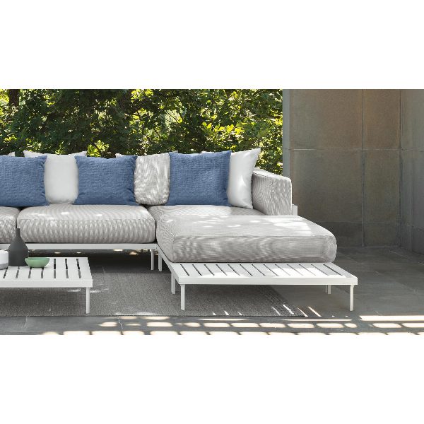 CleoSoft Alu Pouf Living