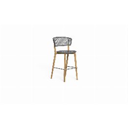 Moon Teak Sgabello