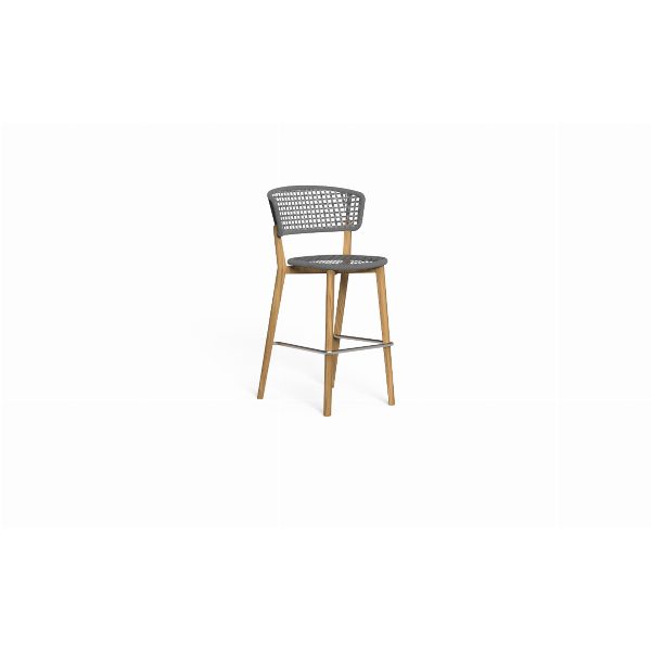 Moon Teak Sgabello