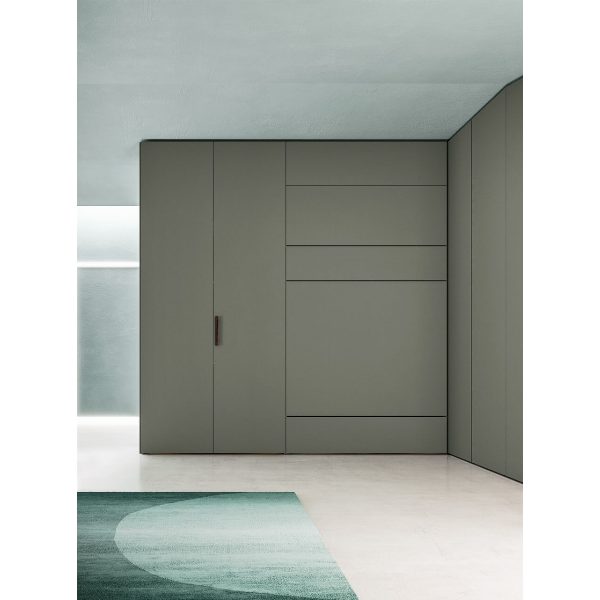 Alterna armadio con modulo mansardato