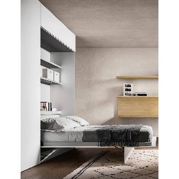 Modulo letto con rete a ribalta