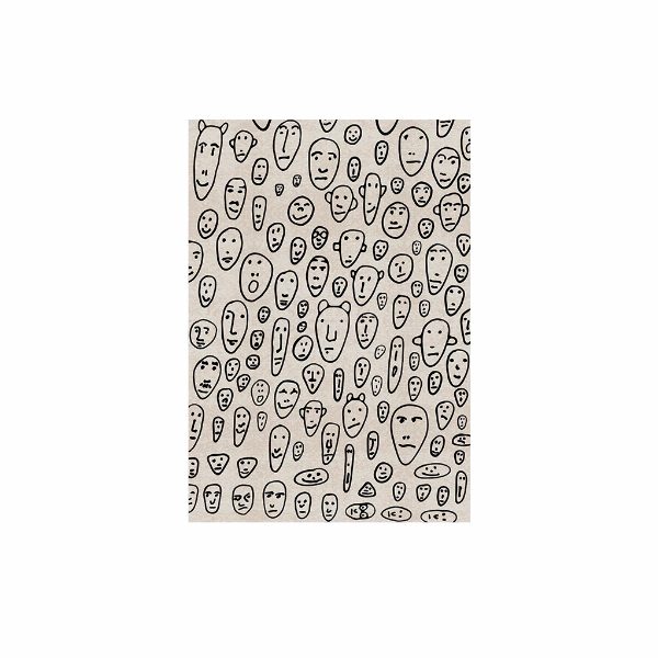 Floating Faces tappeto