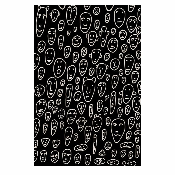 Floating Faces tappeto